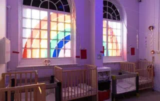 babies sleeping area at borehamwood